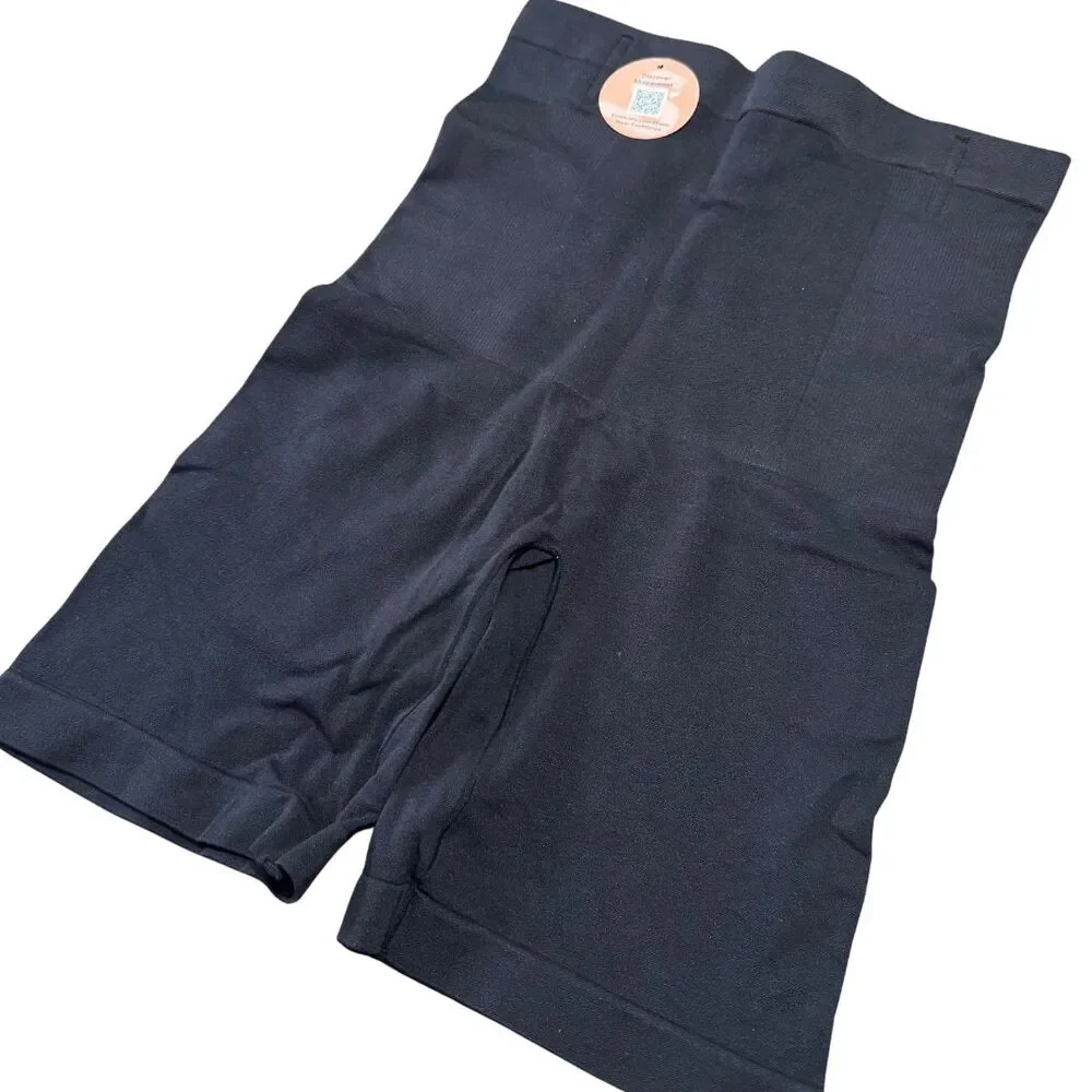 SHAPERMINT High Waisted Shaper Shorts Black XL 2XL Tummy Control NWT